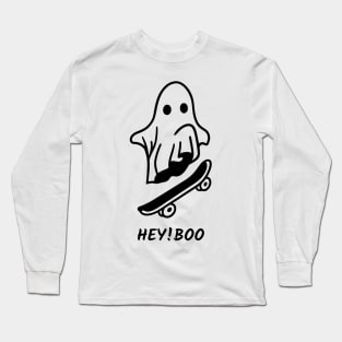 Skateboarding Ghost Long Sleeve T-Shirt